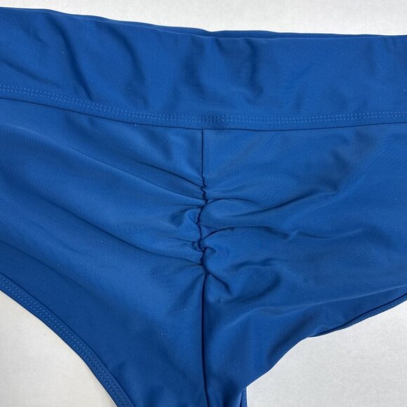 Urbanology Women's XL High Waist Swim Bottom Blue NWT - Picture 6 of 14